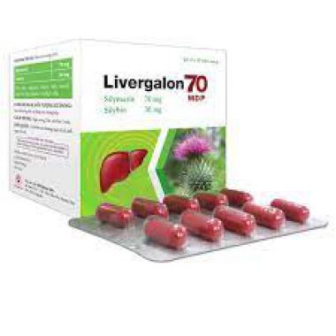 Livergalon 70 New bổ gan, tăng cường chức năng gan hộp 100 viên