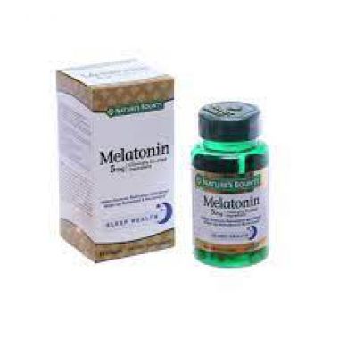 Nature’s Bounty Melatonin giúp điều hòa giấc ngủ lọ 60 viên