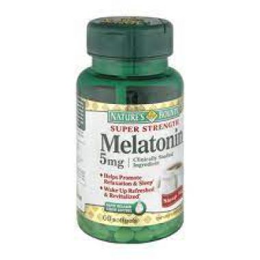 Nature’s Bounty Melatonin giúp điều hòa giấc ngủ lọ 60 viên