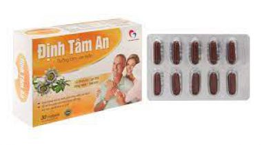 Định Tâm An dưỡng tâm, an thần, cải thiện giấc ngủ hộp 30 viên