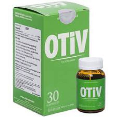 Otiv cải thiện tình trạng thiếu máu não, mất ngủ lọ 30 viên