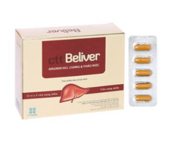 Ctt Beliver hỗ trợ giải độc, tăng cường chức năng gan hộp 60 viên