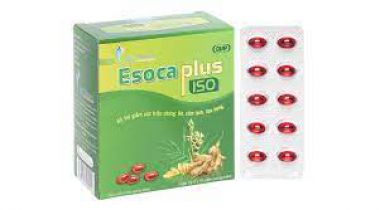 Esoca Plus hỗ trợ giảm triệu chứng cảm lạnh, khản tiếng hộp 100 viên