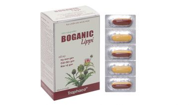 Viên uống Boganic Lippi giải độc, tăng cường chức năng gan hộp 30 viên