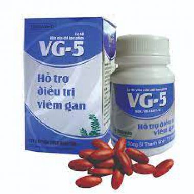 VG-5 hỗ trợ trị bệnh lý về gan lọ 40 viên