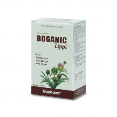 Viên uống Boganic Lippi giải độc, tăng cường chức năng gan hộp 30 viên