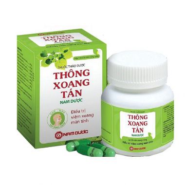 Thông Xoang Tán Nam Dược trị viêm mũi, viêm xoang lọ 50 viên