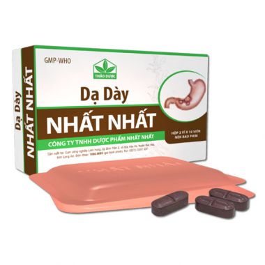 Dạ Dày Nhất Nhất trị viêm loét dạ dày, tá tràng (2 vỉ x 10 viên)