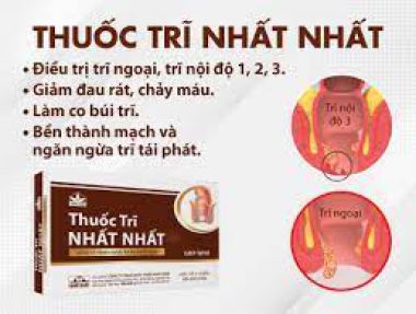 Thuốc Trĩ Nhất Nhất hỗ trợ điều trị các trường hợp trĩ cấp tính (3 vỉ x 10 viên)