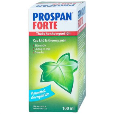 Siro Prospan Forte trị ho, viêm phế quản chai 100ml