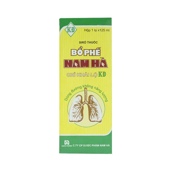 Siro thuốc Bổ Phế Nam Hà Chỉ Khái Lộ điều trị ho, tiêu đờm (125ml)