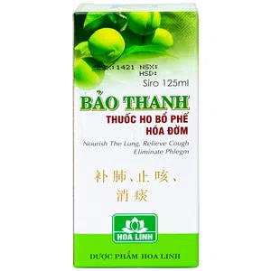 Siro Bảo Thanh trị ho, bổ phế chai 125ml