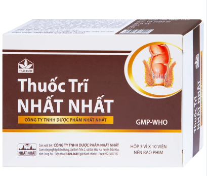 Thuốc Trĩ Nhất Nhất hỗ trợ điều trị các trường hợp trĩ cấp tính (3 vỉ x 10 viên)