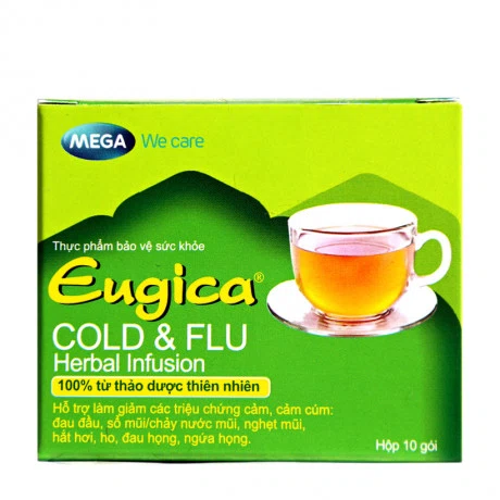 Tinh chất thảo dược Eugica Cold & Flu (10 gói/hộp)